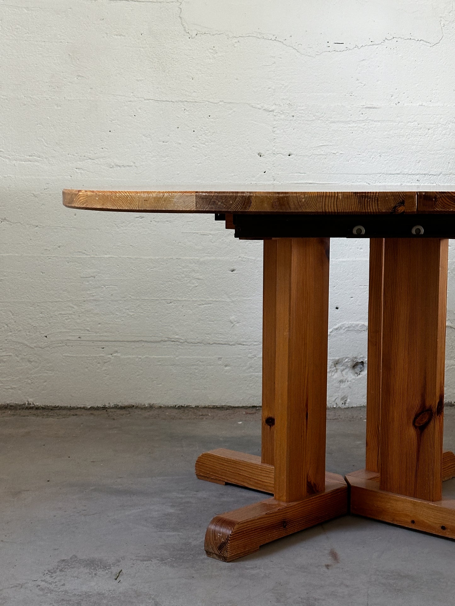 70's Swedish Pine Extension Dining Table