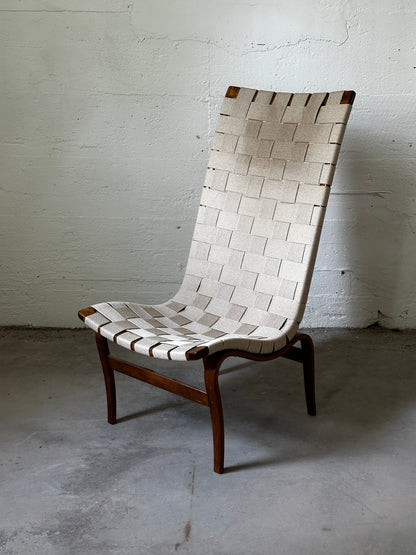 Bruno Mathsson Eva Lounge Chair, Sweden c. 1960