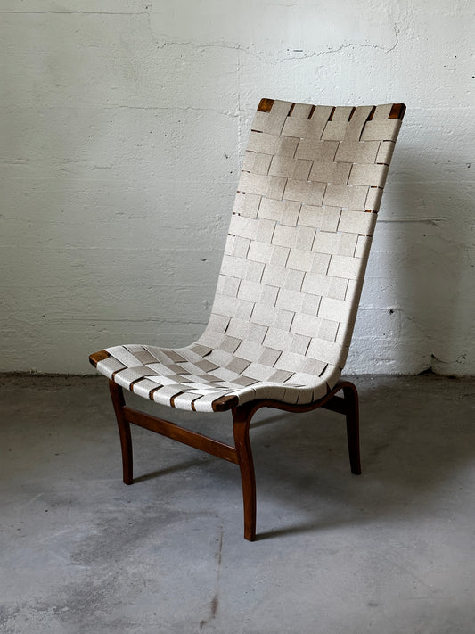 Bruno Mathsson Eva Lounge Chair, Sweden c. 1960
