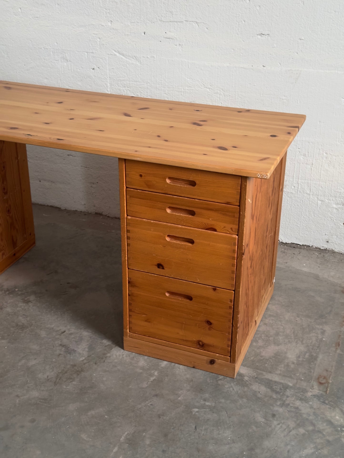 Three-Piece Pine Desk, c. 1970