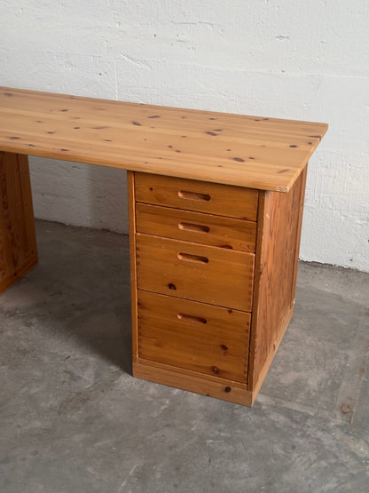 Three-Piece Pine Desk, c. 1970