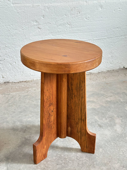 Pair of Pine Stools or Side Tables 20th Century, Sweden