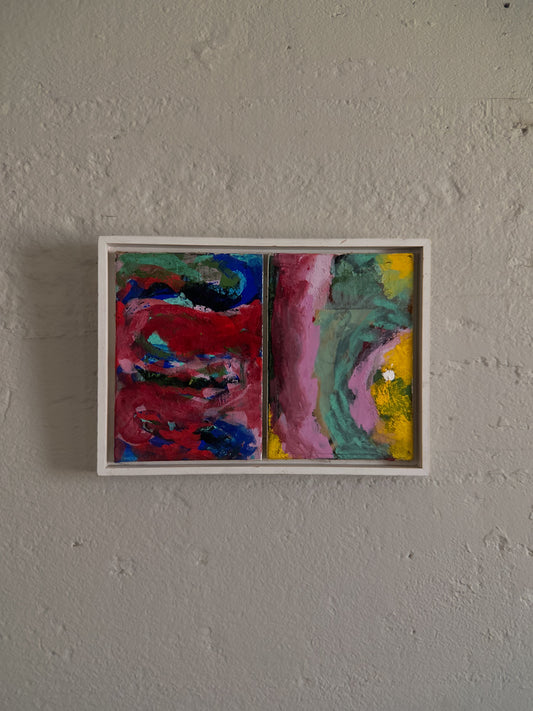 Back to Basis, Mixed Media on Canvas, Danish Artist