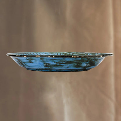 Oval Earthenware Dish by Jérôme Massier, France, c. 1900