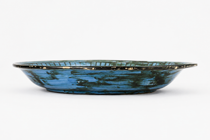 Oval Earthenware Dish by Jérôme Massier, France, c. 1900