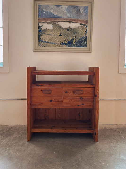 Hans Frydendal Wide Pine Cabinet for IDE Furniture, Denmark c. 1970