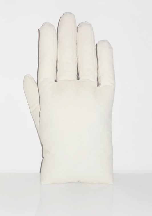 Sohn Hand Pillow, White Natural Canvas