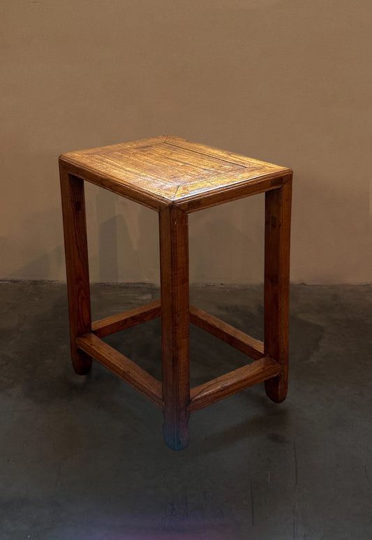 Pair of Elm Side Tables, Late 19th/Early 20th C.