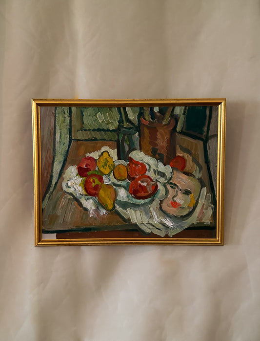 Summer Fruits, Oil on Canvas