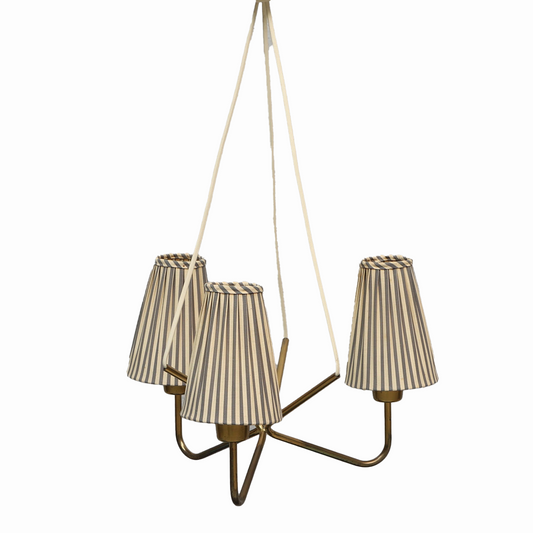 Swedish Ceiling Lamp with 3 Chandeliers (Coming Soon)