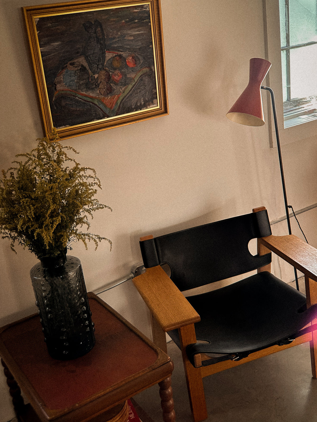 Vintage Børge Mogensen Spanish Chair, Denmark - One available