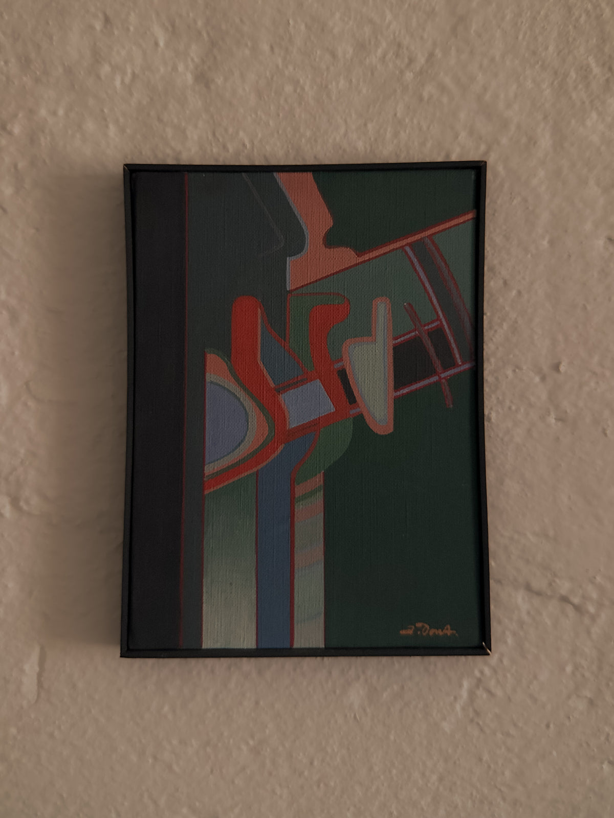 Geometric Abstraction, Oil on Canvas, Anonymous