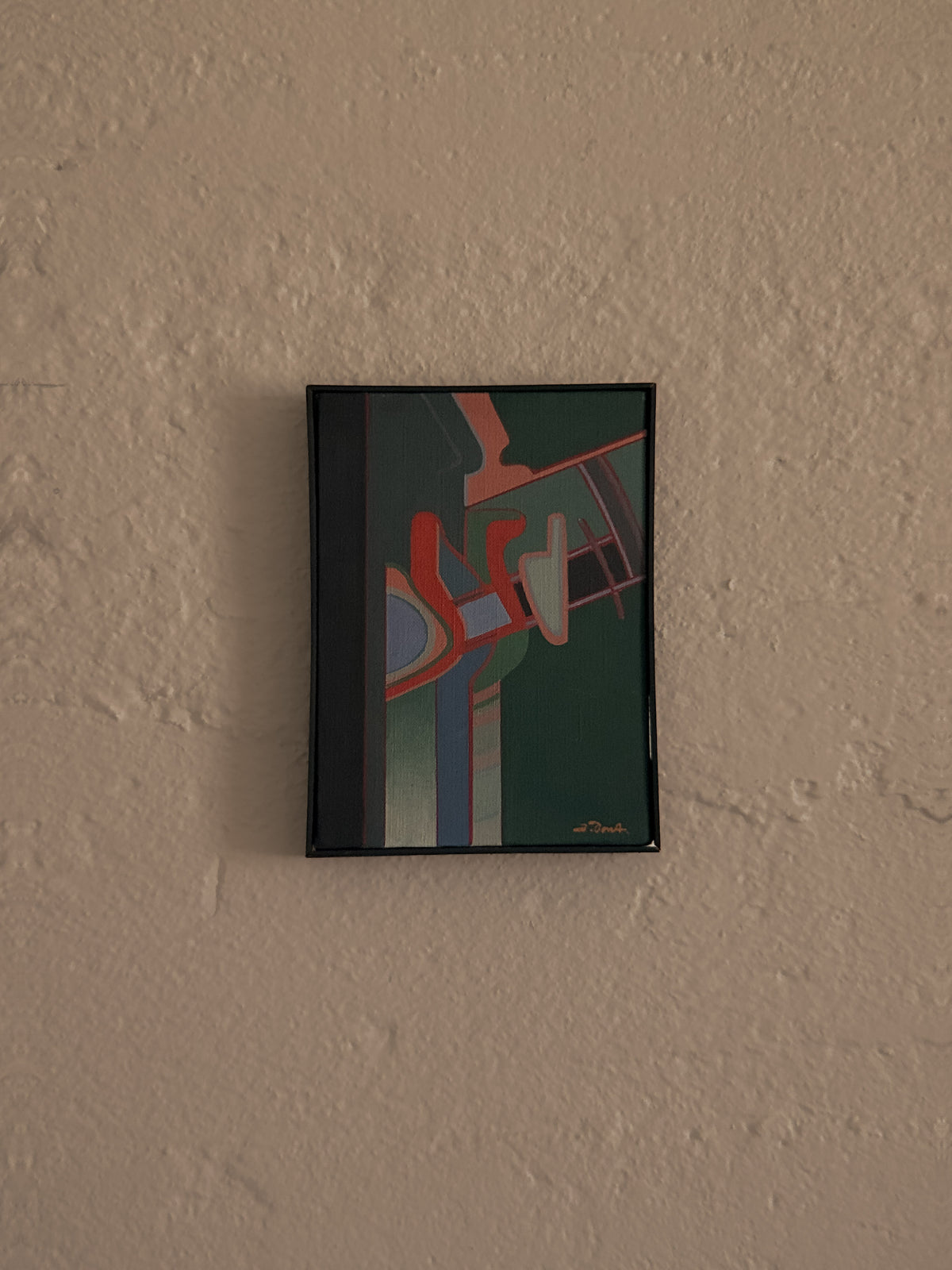Geometric Abstraction, Oil on Canvas, Anonymous