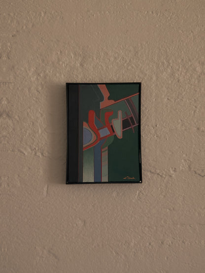 Geometric Abstraction, Oil on Canvas, Anonymous