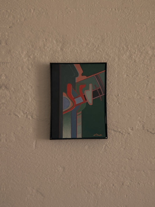 Geometric Abstraction, Oil on Canvas, Anonymous
