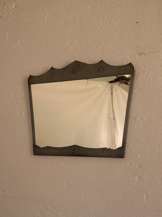 Swedish Grace Pewter Mirror by Mattinsson Aktiebolaget, c. 1930