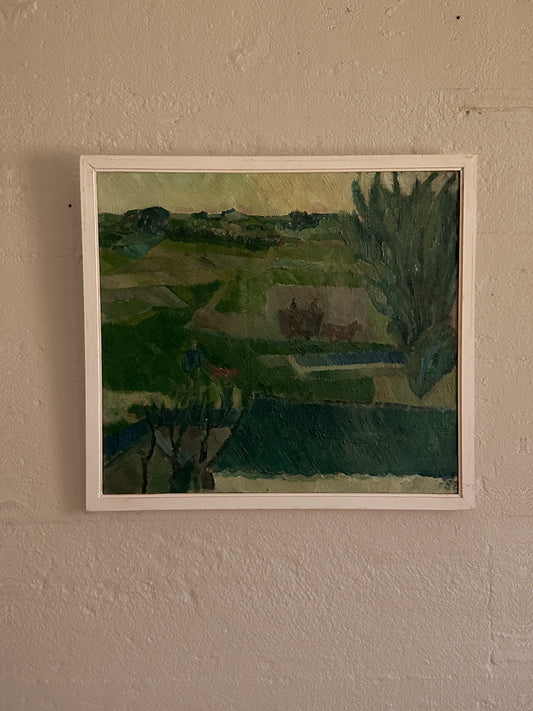 "Greener Pastures" Oil on Canvas, c. 1952