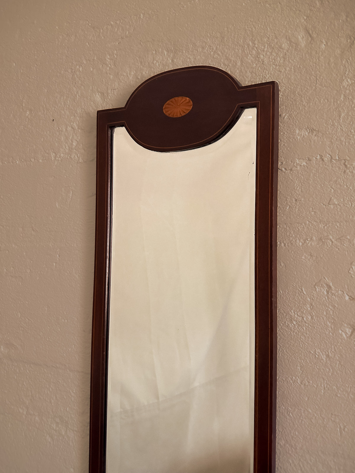 Edwardian Mahogany Inlaid Mirror