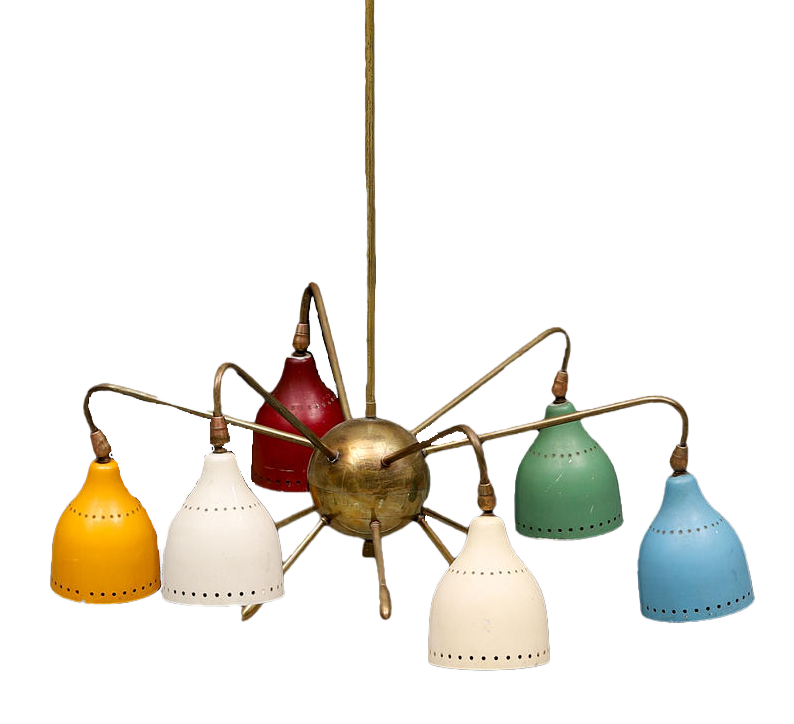 Mid-Century Italian Pendant Lamp c. 1950
